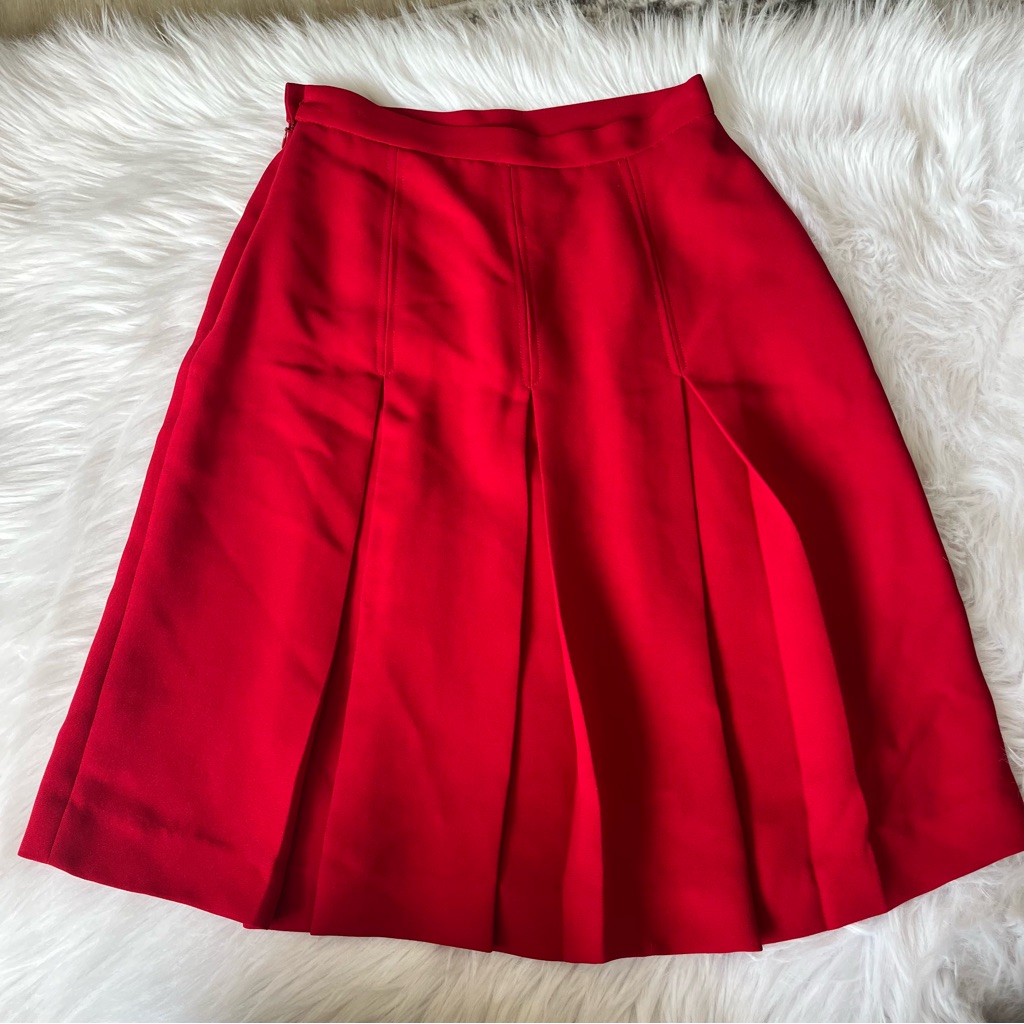 Vintage Red Skirt